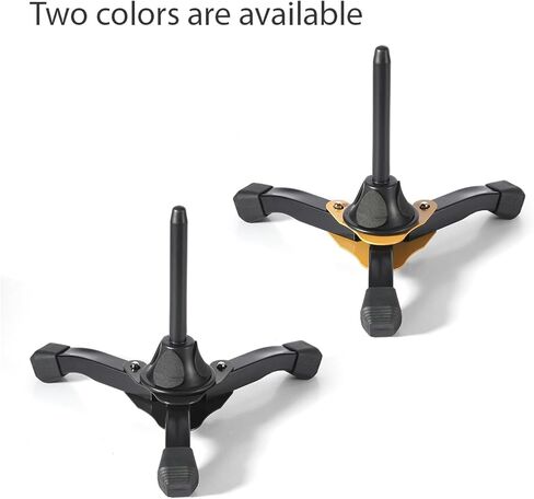 Portable Foldable Tripod Stand for Clarinet Flute Oboe Wind Instrument Ideal for Musicians on the Go Offering Easy Installation and Stable Support Comes in Black (Metal) in Saudi Arabia