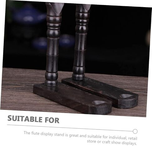 Gleavi Wooden Flute Display حامل قابلة للتعديل رف تخزين الارتفاع للمنزل والاستوديوهات تنظيم المزامير وأنابيب البخور الخاصة بك in Saudi Arabia