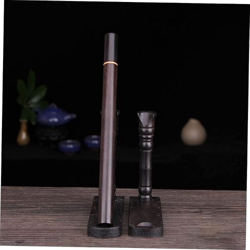 Gleavi Wooden Flute Display حامل قابلة للتعديل رف تخزين الارتفاع للمنزل والاستوديوهات تنظيم المزامير وأنابيب البخور الخاصة بك in Saudi Arabia