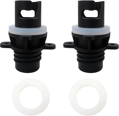 2x Replacement Hose Attachments Compatible for Most Electric Pump, Paddle Board Valve Adapter Set with 3 rubber 0-rings 5.2mm 5.2mm 3.0mm for Kayak electric pump Nozzle in Saudi Arabia