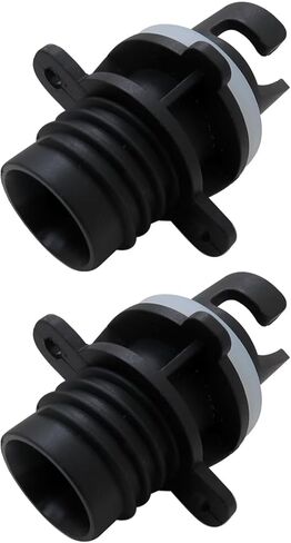 2x Replacement Hose Attachments Compatible for Most Electric Pump, Paddle Board Valve Adapter Set with 3 rubber 0-rings 5.2mm 5.2mm 3.0mm for Kayak electric pump Nozzle in Saudi Arabia