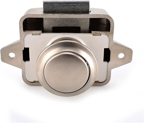Camper Car Push Lock Diameter 26mm Caravan Boat Motor Home Cabinet Drawer Latch Button Locks for Furniture Hardware 1Pcs(Brown) in Saudi Arabia