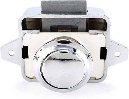 Camper Car Push Lock Diameter 26mm Caravan Boat Motor Home Cabinet Drawer Latch Button Locks for Furniture Hardware 1Pcs(Brown) in Saudi Arabia