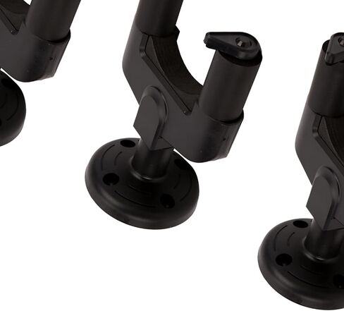 Fydun 3Pcs Guitar Wall, Hooks Plastic Black Universal Mounting Stand Brackets Multiple Stands for Ukulele Bass Accessories in Kuwait