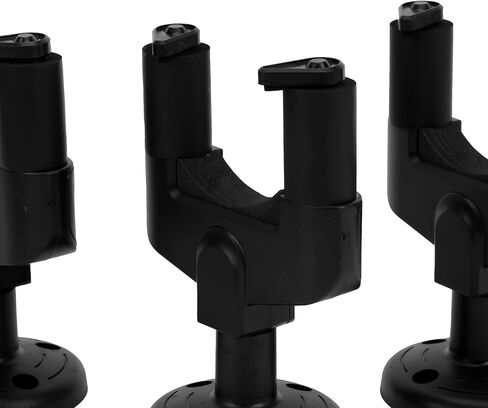 Fydun 3Pcs Guitar Wall, Hooks Plastic Black Universal Mounting Stand Brackets Multiple Stands for Ukulele Bass Accessories in Kuwait