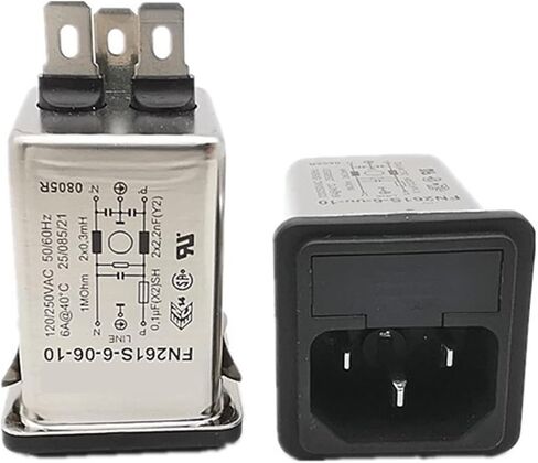 Power Filter FN261S-6-06-10 with Insurance AC Socket Filter in Saudi Arabia