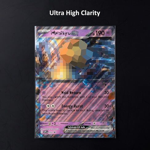 Jumbo Card Sleeves Size L -5.4'' x 7.4'', 100 Micron Exact Fit Sleeves for Jumbo Cards L (100 Pack) in Kuwait