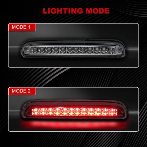 LED 3rd Brake Light,High Mount Stop Light,Third Brake Assembly Cargo Lamp Compatible with 1992-1997 F150/F250/F350 in Saudi Arabia