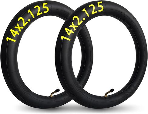 2 pack 14x2.125 أنبوب الدراجة 14 × 2.125 الأنبوب الداخلي 14 بوصة 14x1.75 14x1.9 14x1.95 14x2.0 14x2.10 14x2.125 أنبوب الاستبدال in Saudi Arabia