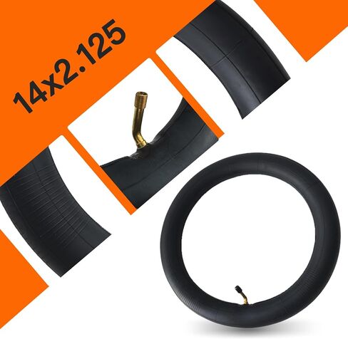 2 pack 14x2.125 أنبوب الدراجة 14 × 2.125 الأنبوب الداخلي 14 بوصة 14x1.75 14x1.9 14x1.95 14x2.0 14x2.10 14x2.125 أنبوب الاستبدال in Saudi Arabia