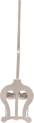 حامل موسيقى مسيرة لمشغلات المبتدئين Sax - Silver Iron Stand with Lyre Sheet Music Clip - Rightweight & Portable Sheet Music Stand for Alto Saxophone (Type B) in Kuwait
