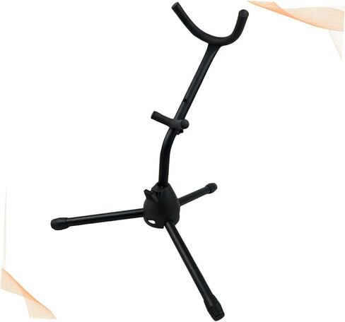 TOYANDONA Alto Tenor Saxophone Stand Portable Tripod Holder for Saxophones Adjustable Music Stand for Home Stage Random Style in Saudi Arabia