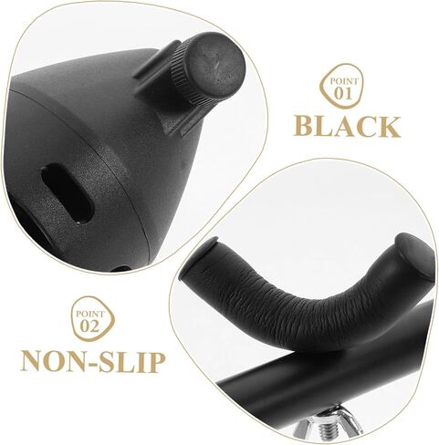 TOYANDONA Alto Tenor Saxophone Stand Portable Tripod Holder for Saxophones Adjustable Music Stand for Home Stage Random Style in Saudi Arabia