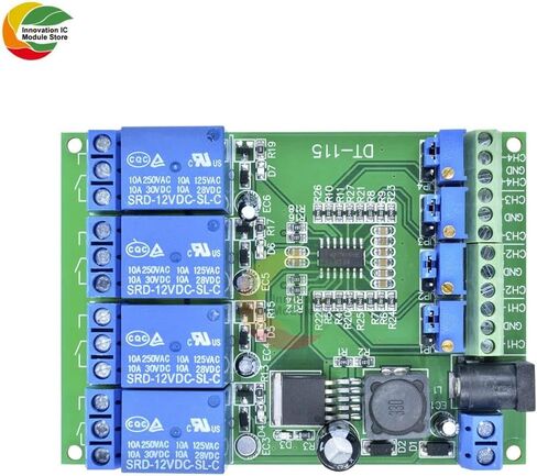 New 2024 Dc 12/24V 4 Channel Voltage Comparator Stable Lm393 Comparator Module Accessories in Saudi Arabia