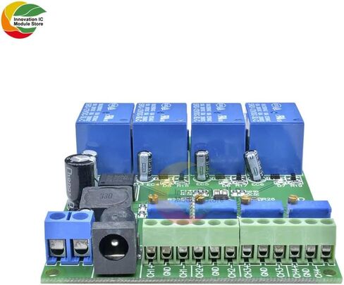 New 2024 Dc 12/24V 4 Channel Voltage Comparator Stable Lm393 Comparator Module Accessories in Saudi Arabia