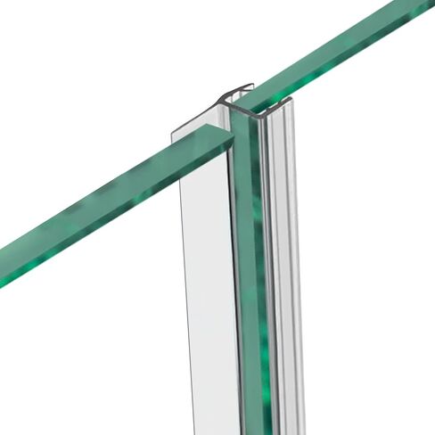 2pcs 78 "شريط ختم جانب باب دش ل 3/8" (10 مم) الزجاج بدون إطار ، واضحة المسح الدش المضاد للماء PVC ، يسهل تثبيته ، لا ملصق مطلوبة ، قابلة للشفاء ودائم للوقاية من التسرب in Saudi Arabia
