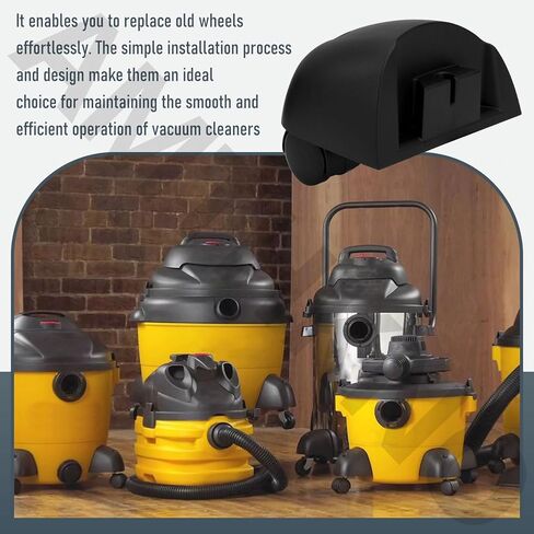 عجلات العجلات الثقيلة مع طقم القدم العجلات للمتجر VAC Vacuum A & B Cleaner ، الجزء رقم 8568000 8568010 8568011 8568009 ، الحركة السلس والاستقرار in Saudi Arabia