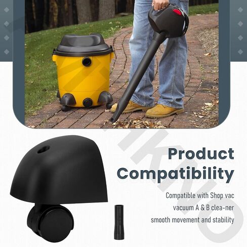 عجلات العجلات الثقيلة مع طقم القدم العجلات للمتجر VAC Vacuum A & B Cleaner ، الجزء رقم 8568000 8568010 8568011 8568009 ، الحركة السلس والاستقرار in Saudi Arabia