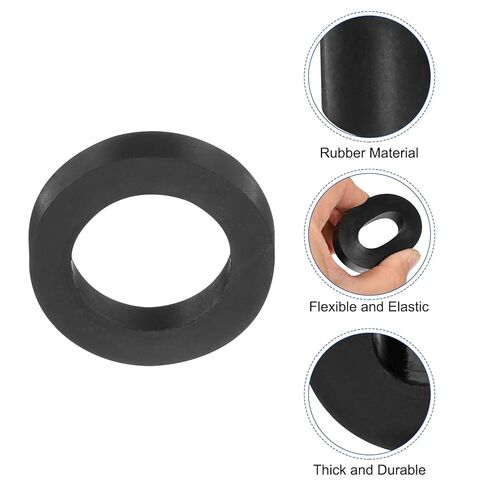 UXCELL 8PCS 2 "OD X 1-1/4" id x 3/8 "غسالات مطاطية مستديرة كثيفة من غسالات مطاطية مسطحة جلبة للسيارات المنزلية للسيارات in Saudi Arabia
