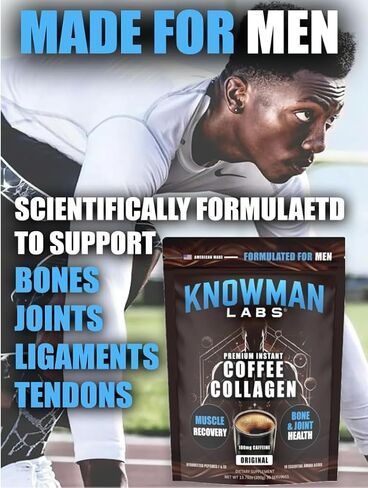 Premium Collagen for Men, Bone, Joint & Muscle Formula, Recovery, Non GMO, Dairy Free, Sugar Free, Keto & Paleo Friendly / 30 Srvg in Saudi Arabia