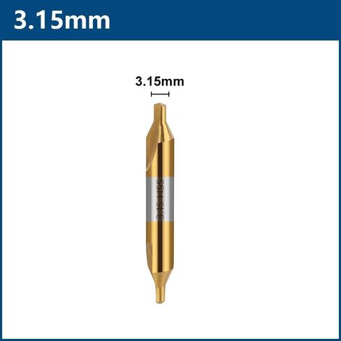 HSS Center Drill Bit 60 Degree Combined Countersinks Angle Bit 1.0 1.5 2.0 2.5 3.0 3.15 3.5 4.0 5.0 6.0mm Metal Drill Bit 1Pcs(2.5mm) in Saudi Arabia