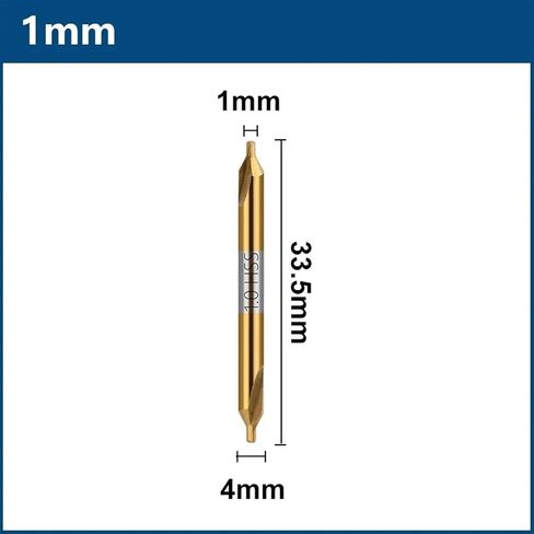 HSS Center Drill Bit 60 Degree Combined Countersinks Angle Bit 1.0 1.5 2.0 2.5 3.0 3.15 3.5 4.0 5.0 6.0mm Metal Drill Bit 1Pcs(2.5mm) in Saudi Arabia