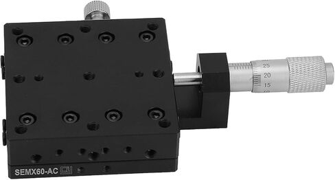 HighPrecision X Micrometer Manual Fine Tuning Cross Roller Linear Stages 60x60mm Aluminum Alloy and Anodized for Positioning in Saudi Arabia