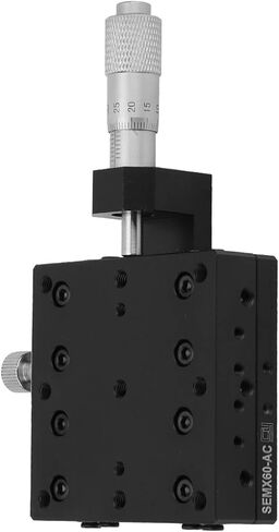 HighPrecision X Micrometer Manual Fine Tuning Cross Roller Linear Stages 60x60mm Aluminum Alloy and Anodized for Positioning in Saudi Arabia