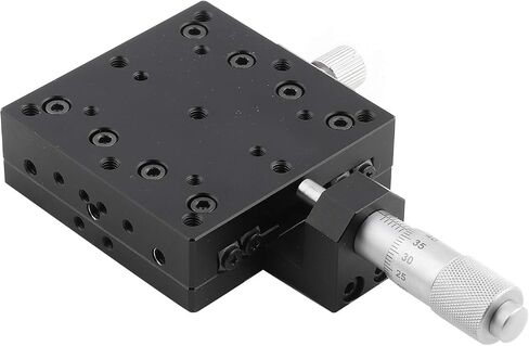 HighPrecision X Micrometer Manual Fine Tuning Cross Roller Linear Stages 60x60mm Aluminum Alloy and Anodized for Positioning in Saudi Arabia