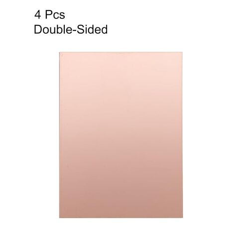 UXCELL 4PCS 200x150mm نحاس مزدوج النحاس الصفح PCB لوحة FR4 1.5mm سماكة DIY النماذج PCB in Saudi Arabia