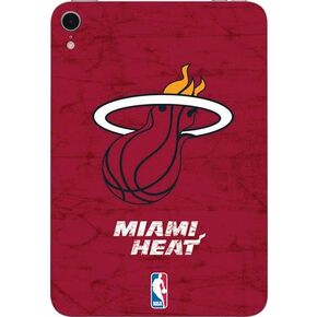 Skinit Decal Tablet Skin Compatible with iPad Mini 7 (2025) - Officially Licensed NBA Miami Heat Black Partial Logo Design in Saudi Arabia