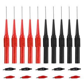 20Pcs Universal Multimeter Test Probes and Alligator Clips Set, 0.7mm Multimeter Probes for 4mm Banana Socket in Kuwait