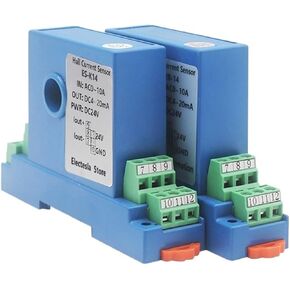 Hall DC Current Sensor Signal Transmitter Output 4-20mA 0-5V Analog Signal 0-150A Input 12mm 15mm Hole Current Transformer(DC0-200A_12MM_DC12V) in Kuwait