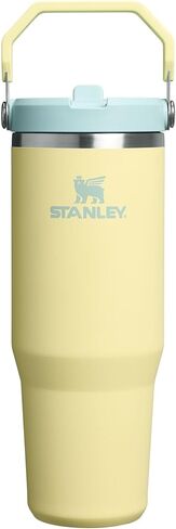 Stanley Iceflow 2.0 Flip Straw Tumbler مع مقبض 30 أوقية | تطور على الغطاء وقلب القش | زجاجة ماء مقاومة للتسرب | معزول الفولاذ المقاوم للصدأ | BPA خالية | بوميلو in Saudi Arabia