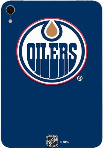 Skinit Skinit Tablet Skin Compatible مع iPad Mini 7 (2025) - NHL Edmonton Oilers مرخص رسميًا تصميم خلفية صلبة in Saudi Arabia