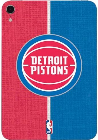 Skinit Decal Tablet Skin Compatible with iPad Mini 7 (2025) - Officially Licensed NBA Detroit Pistons Large Logo Design in Saudi Arabia