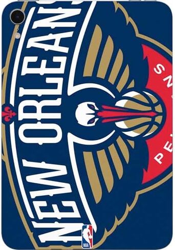 Skinit Decal Tablet Skin Compatible with iPad Mini 7 (2025) - Officially Licensed NBA New Orleans Pelicans Large Logo Design in Saudi Arabia