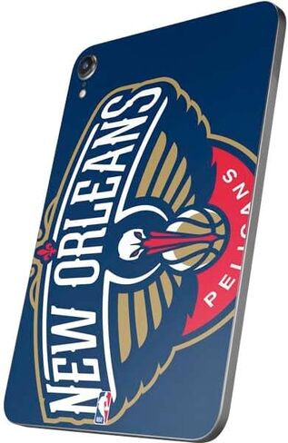 Skinit Decal Tablet Skin Compatible with iPad Mini 7 (2025) - Officially Licensed NBA New Orleans Pelicans Large Logo Design in Saudi Arabia