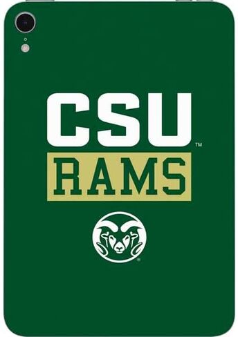 Skinit Skinit Tablet Skin Compatible مع iPad Mini 7 (2025) - تصميم شعار CSU Rams المرخص له رسميًا in Saudi Arabia