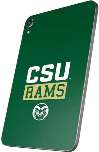 Skinit Skinit Tablet Skin Compatible مع iPad Mini 7 (2025) - تصميم شعار CSU Rams المرخص له رسميًا in Saudi Arabia