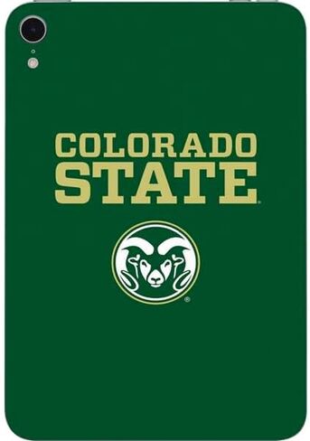 Skinit Decal Tablet Skin Compatible with iPad Mini 7 (2025) - Officially Licensed Colorado State University CSU Rams Logo Design in Saudi Arabia