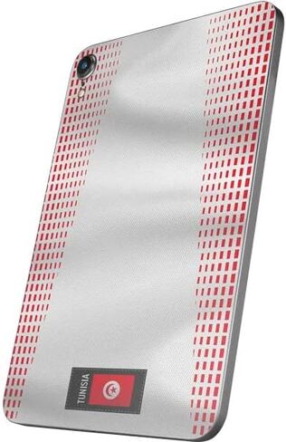 Skinit Decal Tablet Skin Compatible with iPad Mini 7 (2025) - Tunisia Soccer Flag Design in Saudi Arabia