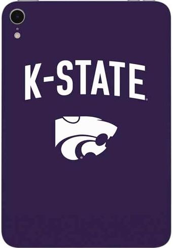 Skinit Skinit Tablet Skinner مع iPad Mini 7 (2025) - جامعة ولاية كنساس المرخصة رسميًا K -State Wildcats Drgratient Design in Saudi Arabia