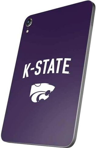 Skinit Skinit Tablet Skinner مع iPad Mini 7 (2025) - جامعة ولاية كنساس المرخصة رسميًا K -State Wildcats Drgratient Design in Saudi Arabia