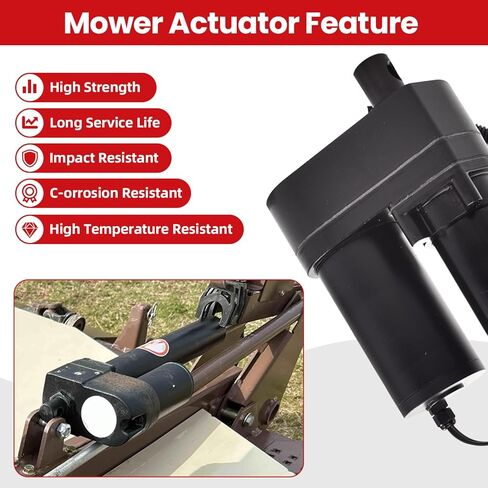 180035 12V DC MOWER ATTUATOR ELECTOR متوافق مع طوابق Powerfold Powerfold 3344 2248 3452 3452R 3461 3461R 3472 3472R 3552R 3561R 3572R 3761R 524V 526V in Kuwait