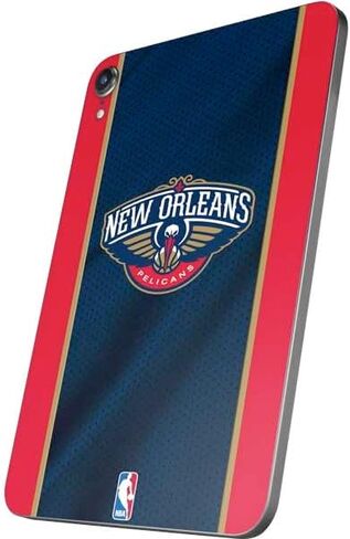 Skinit Decal Tablet Skin Compatible with iPad Mini 7 (2025) - Officially Licensed NBA New Orleans Pelicans Large Logo Design in Saudi Arabia