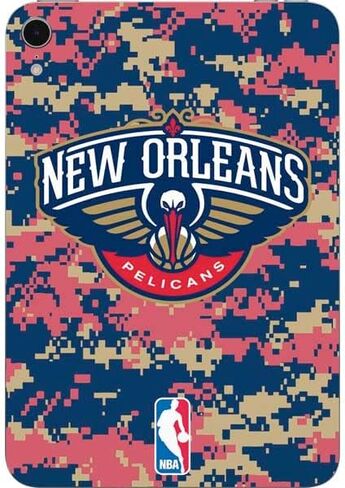 Skinit Decal Tablet Skin Compatible with iPad Mini 7 (2025) - Officially Licensed NBA New Orleans Pelicans Large Logo Design in Saudi Arabia