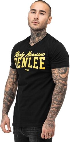 BenLee Rocky Marciano Basic t-Shirt Logo, Regular-Fit, Boxing Shirt, Black Size Medium in Saudi Arabia