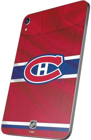 Skinit Skinit Tablet Skin Compatible مع iPad Mini 7 (2025) - تصميم NHL Montreal Canadiens Jersey المرخص رسميًا in Saudi Arabia