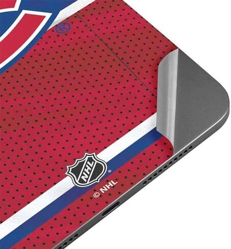 Skinit Skinit Tablet Skin Compatible مع iPad Mini 7 (2025) - تصميم NHL Montreal Canadiens Jersey المرخص رسميًا in Saudi Arabia